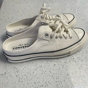 Converse Women's Cream Canvas Sneakers